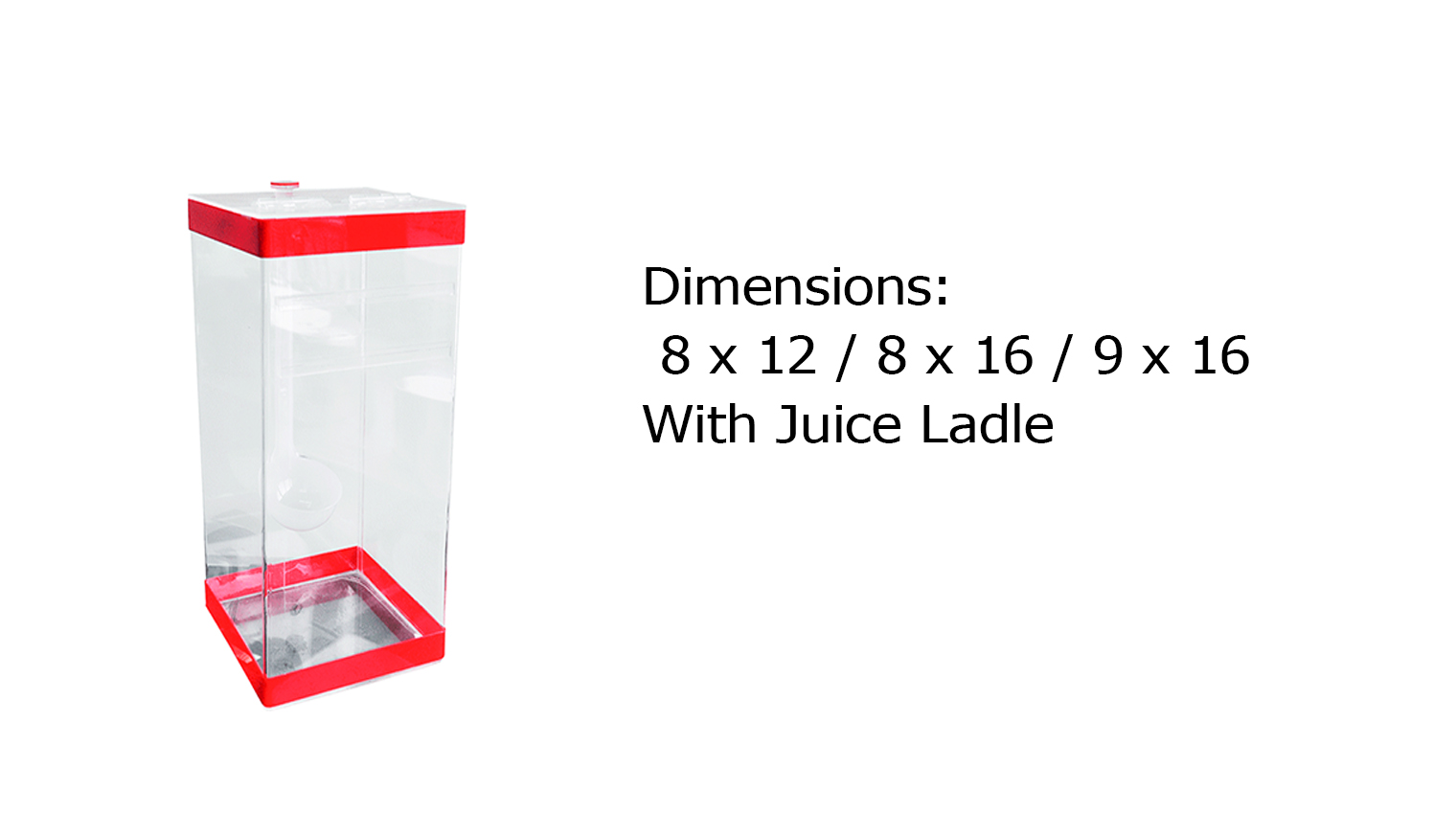 ACRYLIC JUICE DISPENSER